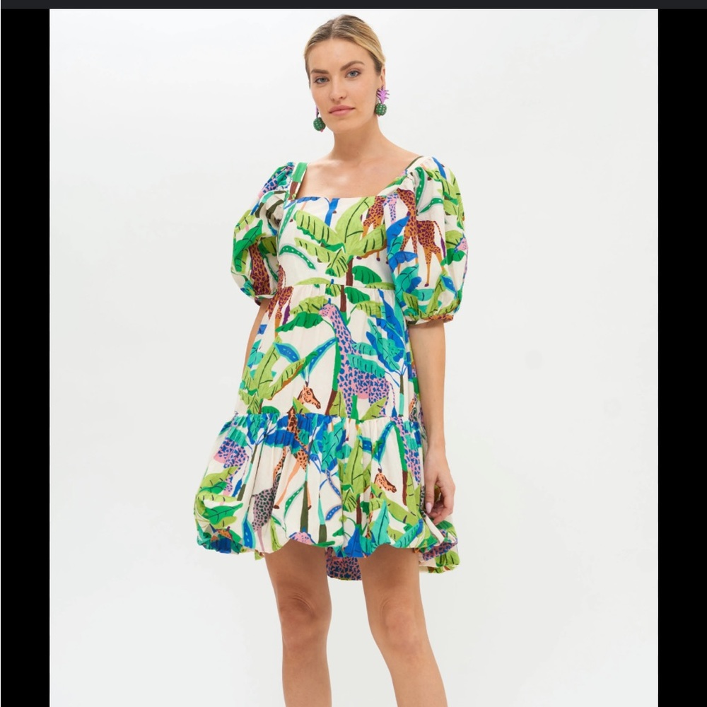 Oliphant bubble hem dress
